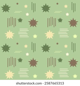 Abstract Seamless Pattern in Red Tones