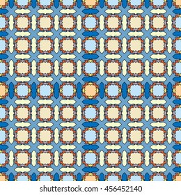 Abstract seamless pattern, repeating endless texture. Geometric seamless background, decorative vector illustration. Tribal ethnic ornament, fashion fabric design ornate decoration