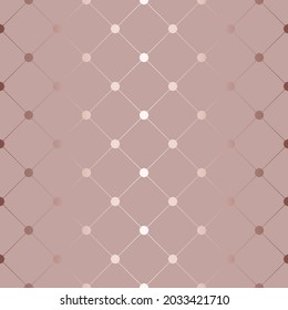 Abstract seamless pattern. Repeating geometric pattern. Background with marble effect. Repeated diagonal line and dot for design gift wrappers, prints. Beauty texture. Glam backdrop foil. Vector 