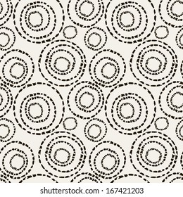 Abstract seamless pattern. Repeating hand drawn texture