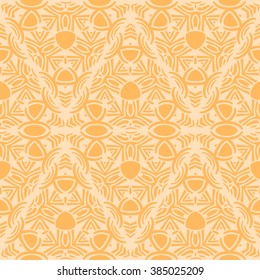 Abstract seamless pattern. Repeating ornament in delicate pastel colors. Vector illustration