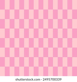 Abstract seamless pattern. Retro checkered pink background. Vector texture for print, textile, fabric.