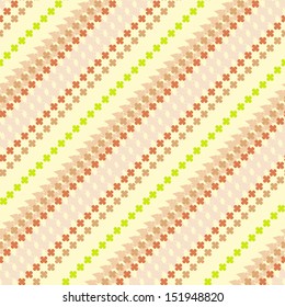 Abstract seamless pattern in retro style