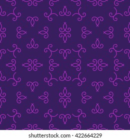 Abstract seamless pattern. Retro vintage style.