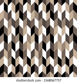 Abstract seamless pattern. Rhomb rectangles geometric design. Vector illustration