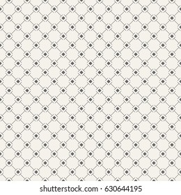 Abstract seamless pattern of rhombuses and lines. Geometric lattice. Modern stylish texture. Vector background.
