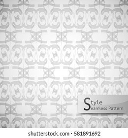 abstract seamless pattern ribbon mesh. white texture background 
geometric vintage vector illustration