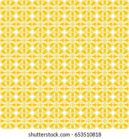 Abstract seamless pattern of Ripe Lemon yellow color for wallpapers and background.