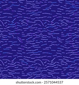 Abstract seamless pattern with rippled water - hand drawn vector illustration.