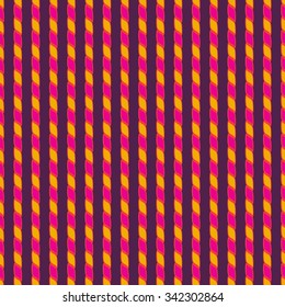 Abstract seamless pattern with ropes in vector. Christmas candy striped wallpaper.