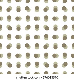 Abstract Seamless Pattern Round Dot with Shadow 