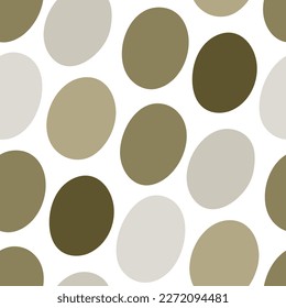 Abstract seamless pattern with round shapes