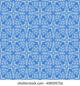 Abstract seamless pattern of royal blue color for wallpapers and background.
