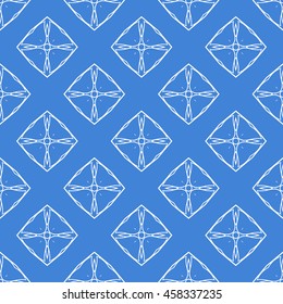 Abstract seamless pattern of royal blue color for wallpapers and background.