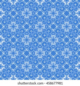 Abstract seamless pattern of royal blue color for wallpapers and background.