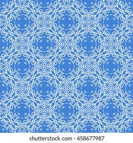 Abstract seamless pattern of royal blue color for wallpapers and background.