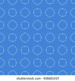 Abstract seamless pattern of royal blue color for wallpapers and background.