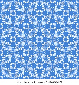 Abstract seamless pattern of royal blue color for wallpapers and background.