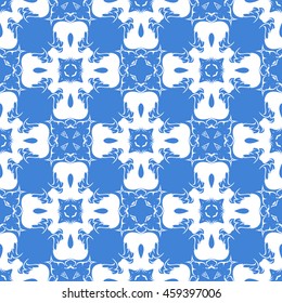 Abstract seamless pattern of royal blue color for wallpapers and background.
