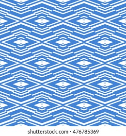 Abstract seamless pattern of royal blue color for wallpapers and background.
