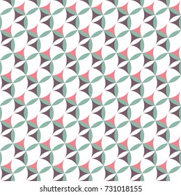 Abstract seamless pattern. Sacred flowers. Stylized elements.