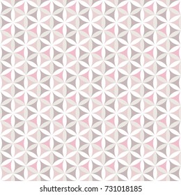 Abstract seamless pattern. Sacred flowers. Stylized elements.