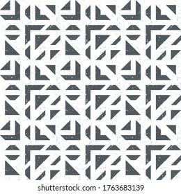 Abstraktes nahtloses Muster mit Sand oder Natursteinstruktur. Einfache geometrische Formen für Ihr Textil-, Innen- oder Verpackungsdesign. Stock-Vektorgrafik.