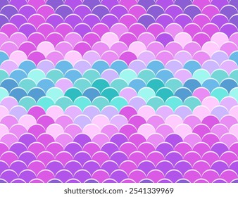 Abstract seamless pattern. Scale animal background. Purple, blue and pink snake or fish skin. Squama pattern. Design for wrapping paper, fabric, design. Pastel colors.