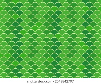 Padrão sem emenda abstrato. Escala do fundo do animal. Pele de cobra ou peixe verde. Padrão de Squama. Design para embrulhar papel, tecido, design.