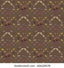 Abstract seamless pattern with sea shells. Abstract background with little shell for your business artwork.