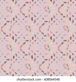Abstract seamless pattern with sea shells. Abstract background with little shell for your business artwork.