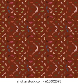 Abstract seamless pattern with sea shells. Abstract background with little shell for your business artwork.