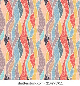 Abstract  seamless pattern with shadows, Floral 