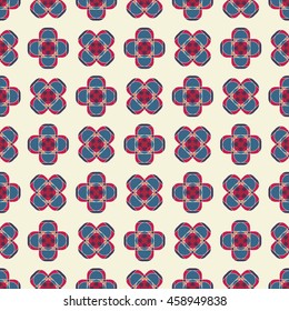 Abstract seamless pattern with silhouettes flowers. Floral repeating background. Endless print texture. Fabric design. Wallpaper - raster version