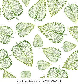 Abstract seamless pattern with simple design elements
