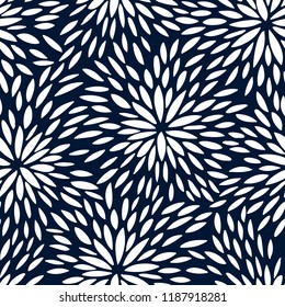 Abstract seamless pattern with simple elements, fireworks seamless pattern