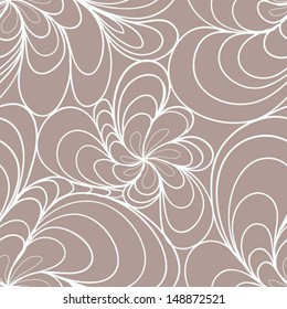Abstract seamless pattern with simple elements