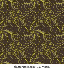 Abstract seamless pattern with simple elements