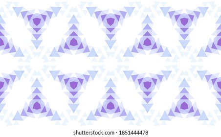 Abstract seamless pattern of simple geometric shapes. Bright shades of colors. An element for original clothing and interior design. Stock vector illustration.