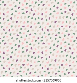 Abstract seamless pattern. Simple organic shape. Colorful surface design