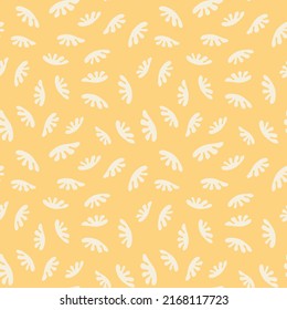 Abstract seamless pattern. Simple organic shapes
