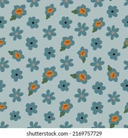 Abstract seamless pattern. Simple organic shapes
