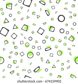 Abstract seamless pattern. Simple style