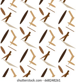 Abstract seamless pattern in skin tone