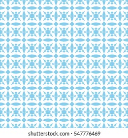 Abstract seamless pattern of sky Blue color for wallpapers and background.