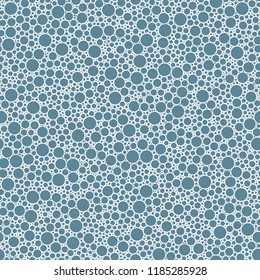 Abstract seamless pattern small blue circles texture background