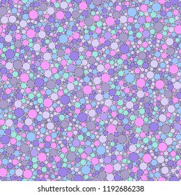 Abstract seamless pattern small blue and pink circles texture background