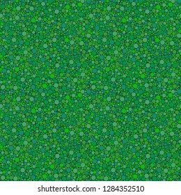 Abstract seamless pattern small green circles texture background