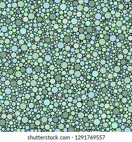 Abstract seamless pattern small green circles texture background