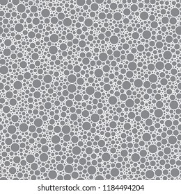 Abstract seamless pattern small grey circles texture background. 